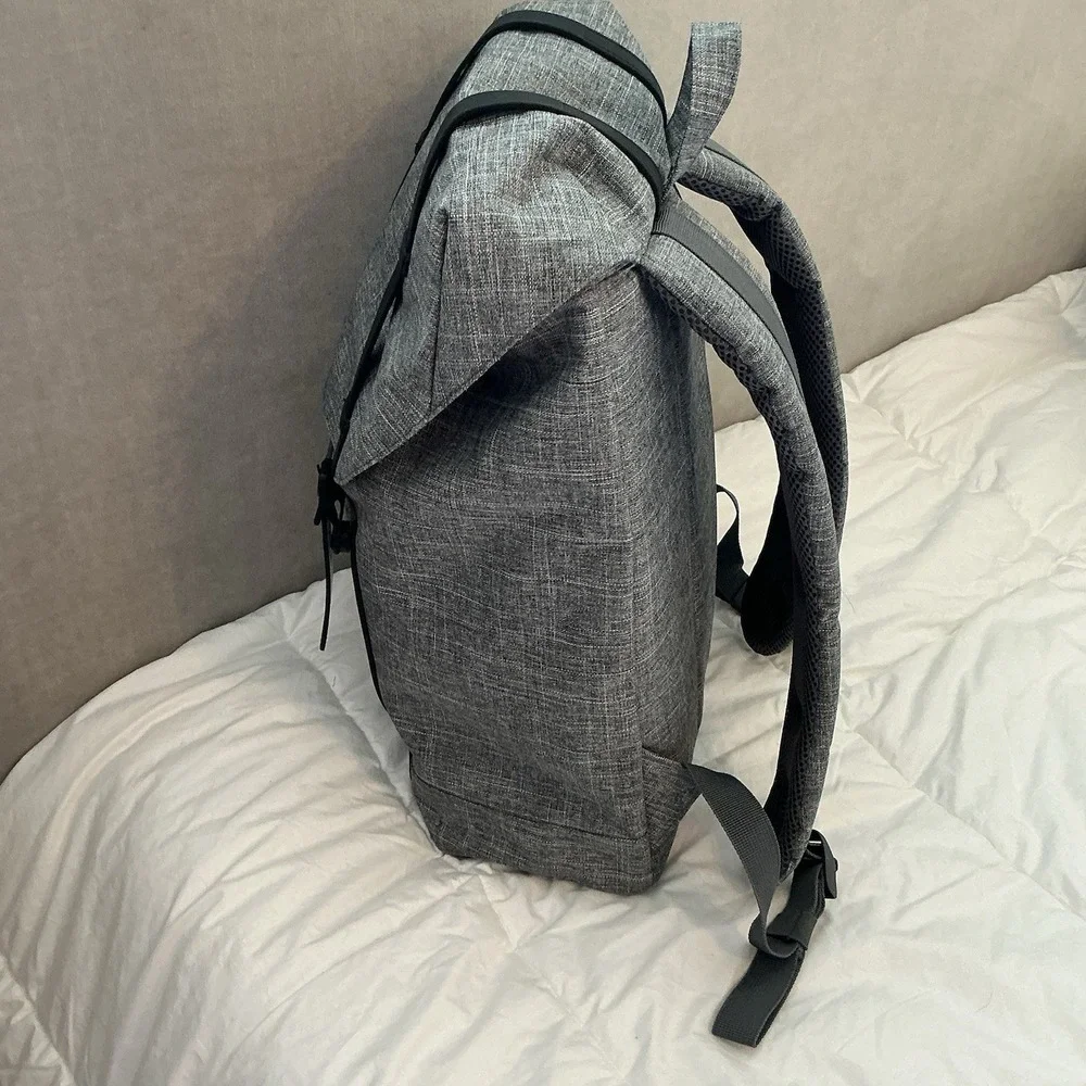 Herschel Retreat Backpack Raven Crosshatch Gray 18